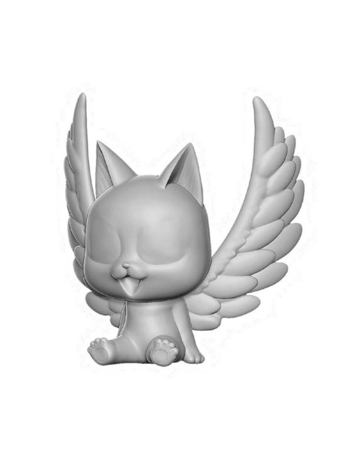 Figura hucha plastoy fairy tail happy alas desplegadas Figura hucha plastoy fairy tail happy alas desplegadas