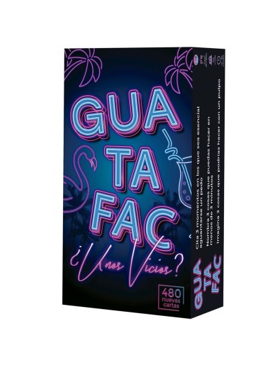 Juego de mesa asmodee guatafac ¿unos vicios? pegi 16