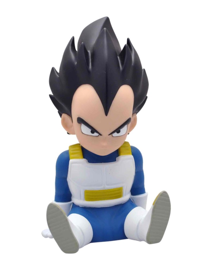 Figura hucha plastoy vegeta sentado chibi 15 cm pvc dragon ball Figura hucha plastoy vegeta sentado chibi 15 cm pvc dragon ball