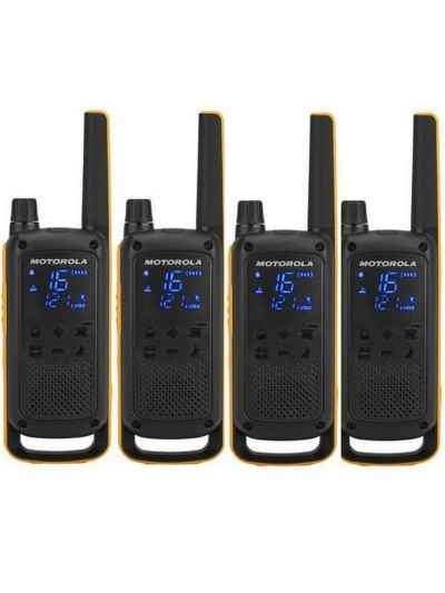 Walkie talkie motorial t82 extreme pack 4unidades hasta 10km