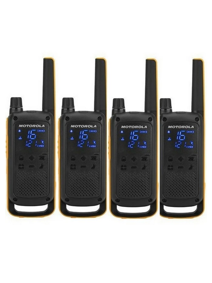 Walkie talkie motorial t82 extreme pack 4unidades hasta 10km Walkie talkie motorial t82 extreme pack 4unidades hasta 10km