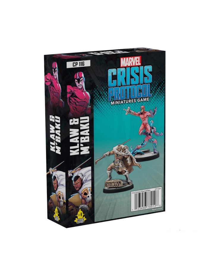 Juego de mesa marvel crisis protocol klaw and m´baku (ingles) Juego de mesa marvel crisis protocol klaw and m´baku (ingles)