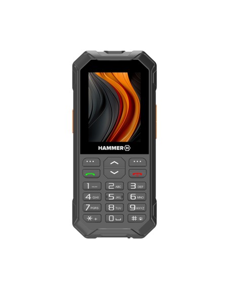 Telefono movil rugerizado hammer 6 2.4 pulgadas - 4g - negro