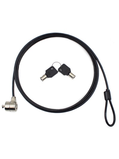 Cable seguridad para portatil nilox con llave 1.8m