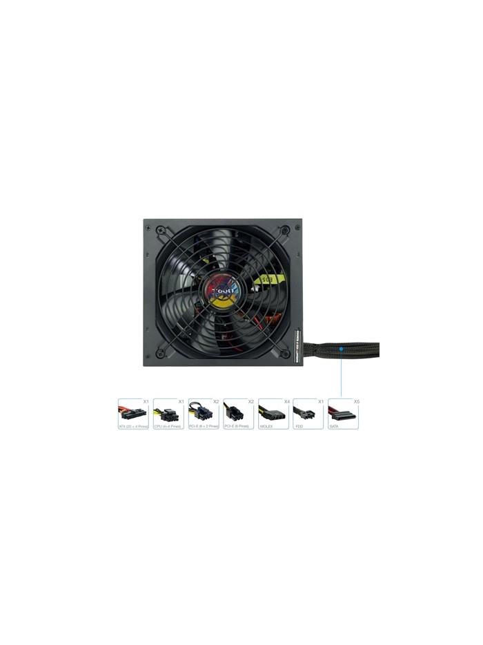 Fuente alimentacion tooq tqapolo - 750sp atx 750w Fuente alimentacion tooq tqapolo - 750sp atx 750w