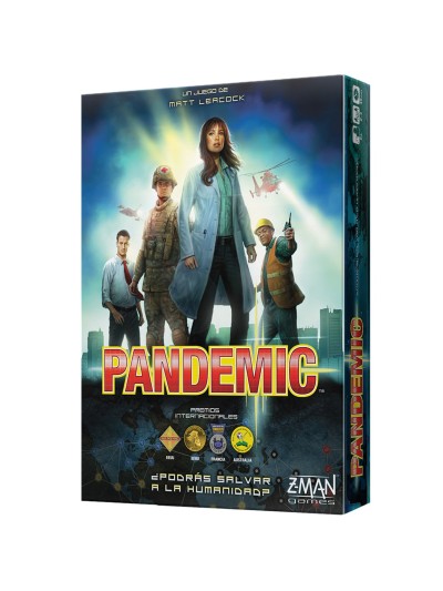 Juego de mesa asmodee pandemic pegi 8