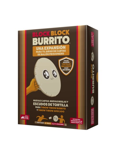 Juego de mesa block block burrito edad recomendada 7 años
