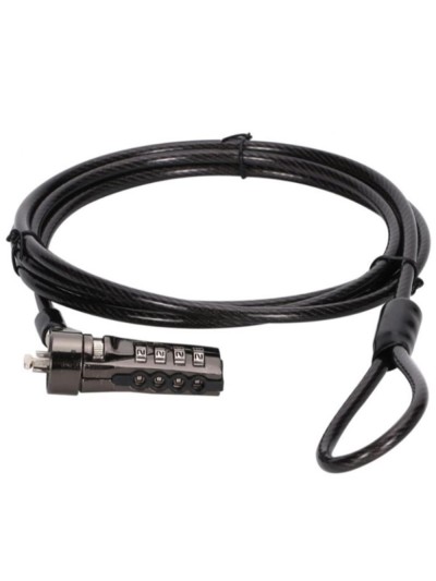 Cable seguridad para portatiles 1.8m conceptronic
