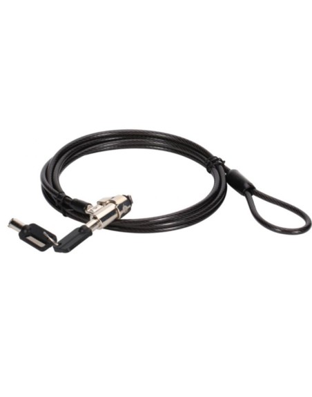 Cable seguridad para portatiles 1.8m conceptronic por llave