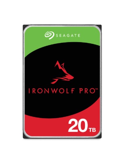 Disco duro interno hdd seagate ironwolf pro nas st20000nt001 20tb 3.5 pulgadas 7200rpm - 256mb - sata 6gb - s