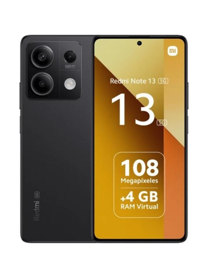 Movil xiaomi redmi note 13 5g - 8gb - 256gb - 6.67 pulgadas - negro Movil xiaomi redmi note 13 5g - 8gb - 256gb - 6.67 pulgadas - negro