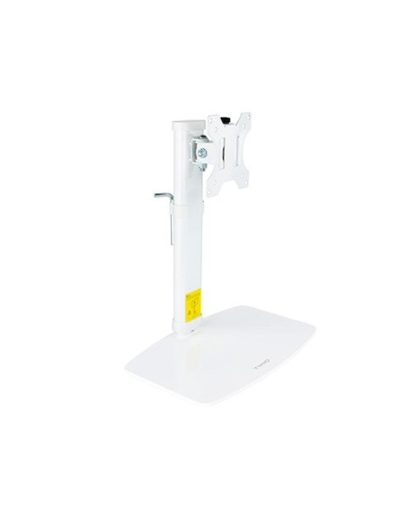 Soporte de mesa tv tooq 17 - 27 pulgadas blanco