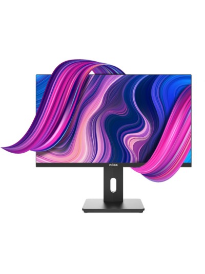 Monitor led 27 pulgadas nilox nxm27reg02 ips - va - hdmi - dp - vga - 75hz - 4ms - vesa 100 x 100 - regulable