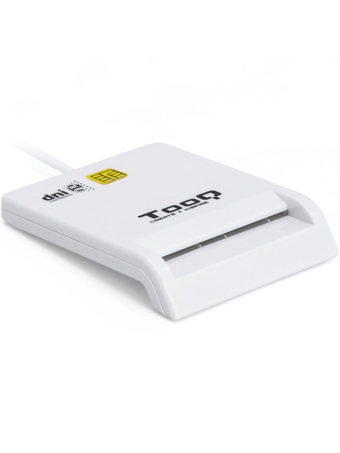 Lector de tarjetas dni tooq tqr - 210w usb 2.0 blanco Lector de tarjetas dni tooq tqr - 210w usb 2.0 blanco