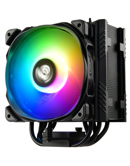 Ventilador disipador cpu gaming enermax ets - t50a - bk - argb para intel amd argb 1x12cm