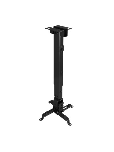 Soporte de proyector de techo tooq pj2012t - b negro distancia 130 - 650 mm.