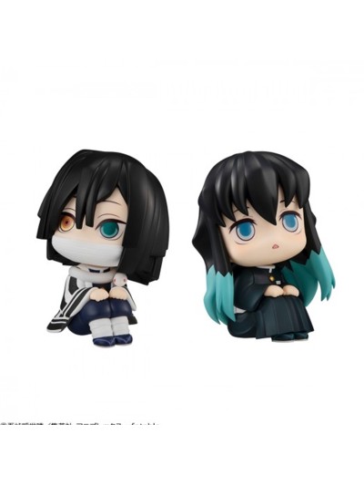 Kit figuras look up de megahouse demon slayer tokitou muichirou y iguro obanai