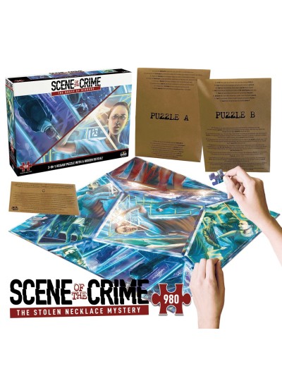 Juego de mesa puzzle escena del crimen la casa de los espejos