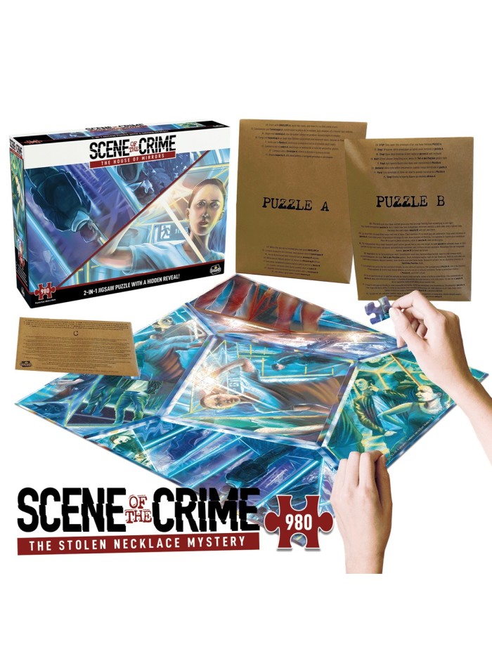 Juego de mesa puzzle escena del crimen la casa de los espejos Juego de mesa puzzle escena del crimen la casa de los espejos