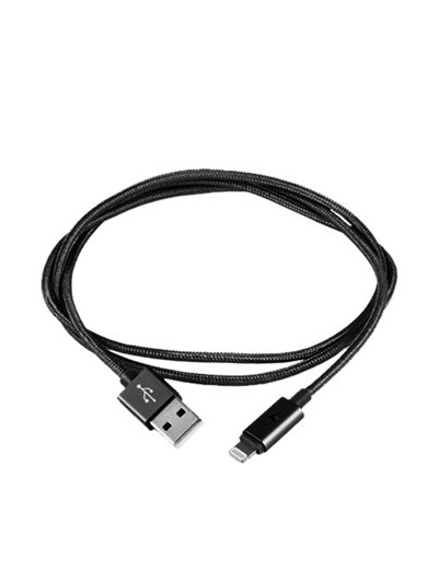 Cable silver ht usb - lightning mfi led luxury - macho - macho - 1m - gris oscuro