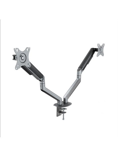 Soporte de mesa tv tooq 17 - 32 pulgadas 2 pantallas gris