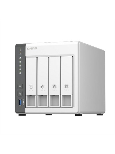Servidor nas qnap ts - 433 - 4g nas 4xhdd - bay 1x2.5gbe+1xgbe
