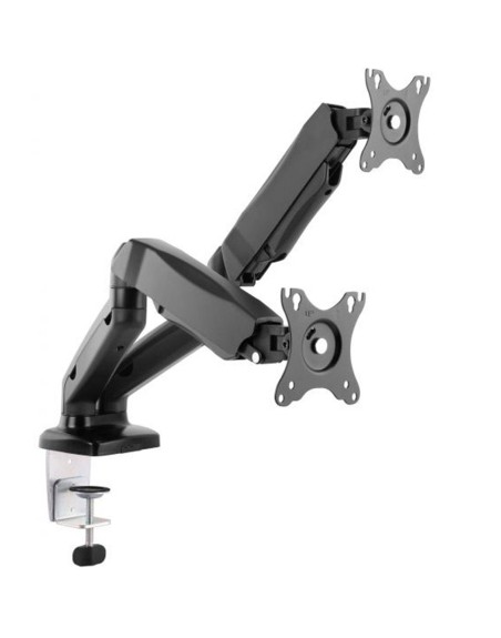 Soporte pantalla equip para mesa 13 pulgadas - 27 pulgadas 2 brazo inclinables para 2 monitor muelle de gas vesa hasta 6.5kg
