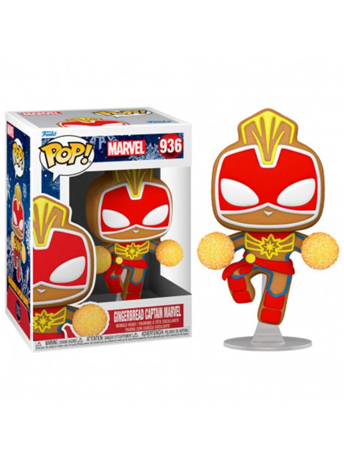 Funko pop marvel navidad galleta jengibre capitana marvel 50661 Funko pop marvel navidad galleta jengibre capitana marvel 50661