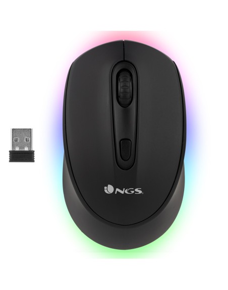 Raton multidispositivo inalambrico recargable ngs smog - rb