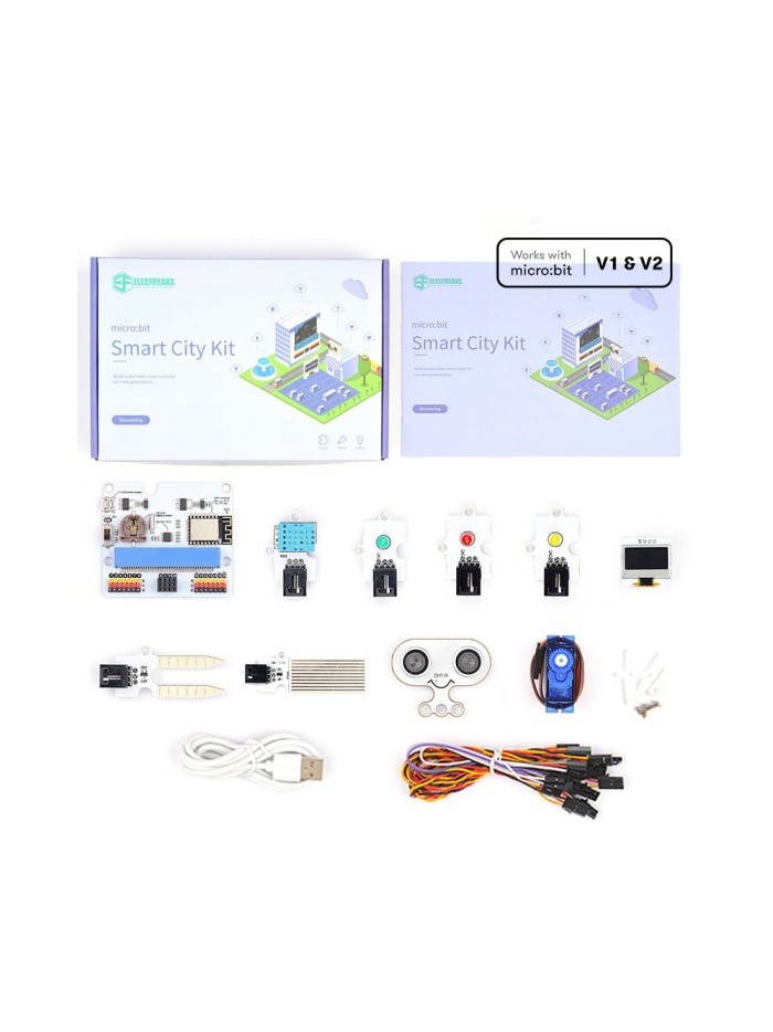 Kit de sensores inteligentes micro:bit ciudad inteligente - smart city kit - sin placa Kit de sensores inteligentes micro:bit ciudad inteligente - smart city kit - sin placa
