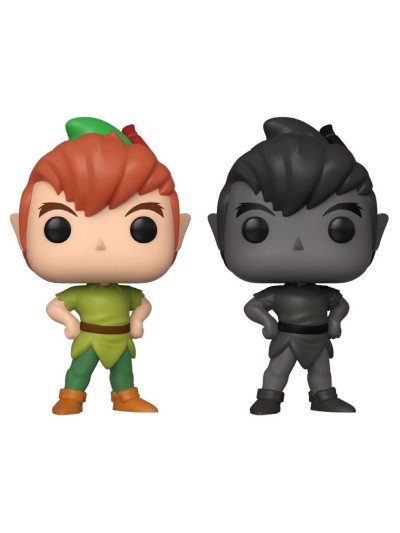 Pack de 2 funko pops disney peter pan con sombra