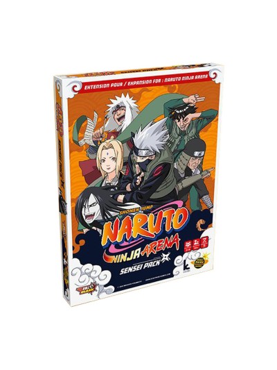 Juego de mesa naruto ninja arena sensei pack edad recomendada 10 años (ingles)
