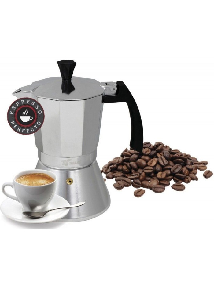 Cafetera induccion thulos th - ci09t 9 tazas plateada Cafetera induccion thulos th - ci09t 9 tazas plateada