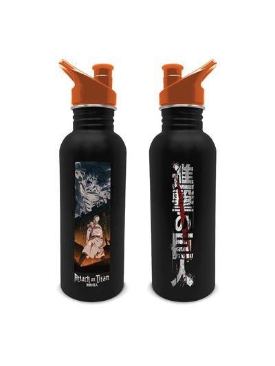 Botella de acero pyramid atack on titan 700 ml