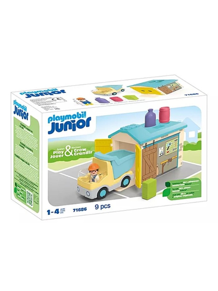 Playmobil junior camión con garaje Playmobil junior camión con garaje