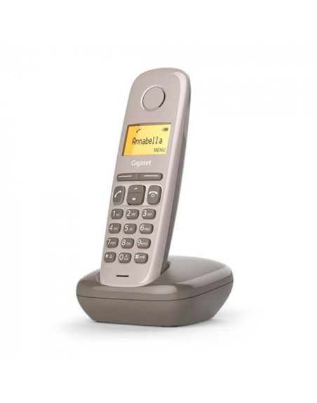 Telefono fijo inalambrico gigaset a170 marron 50 numeros agenda - 10 tonos