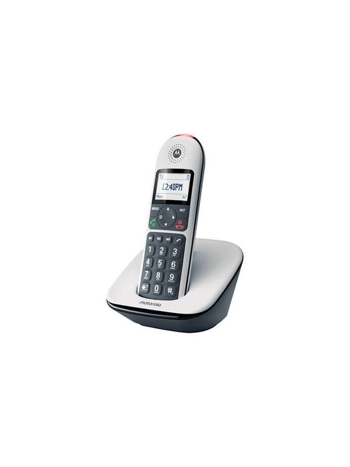 Telefono inalambrico dect digital motorola cd5001 blanco - pantalla retroiluminada - teclas grandes Telefono inalambrico dect digital motorola cd5001 blanco - pantalla retroiluminada - teclas grandes