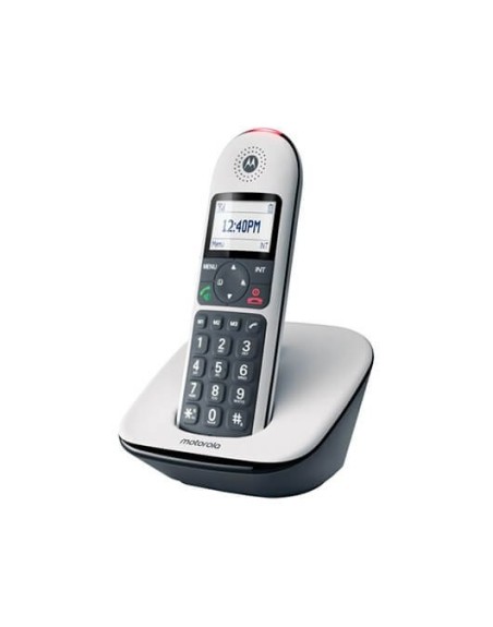 Telefono inalambrico dect digital motorola cd5001 blanco - pantalla retroiluminada - teclas grandes