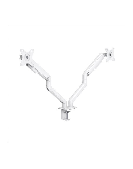Soporte de mesa tv tooq 17 - 32 pulgadas 2 pantallas blanco