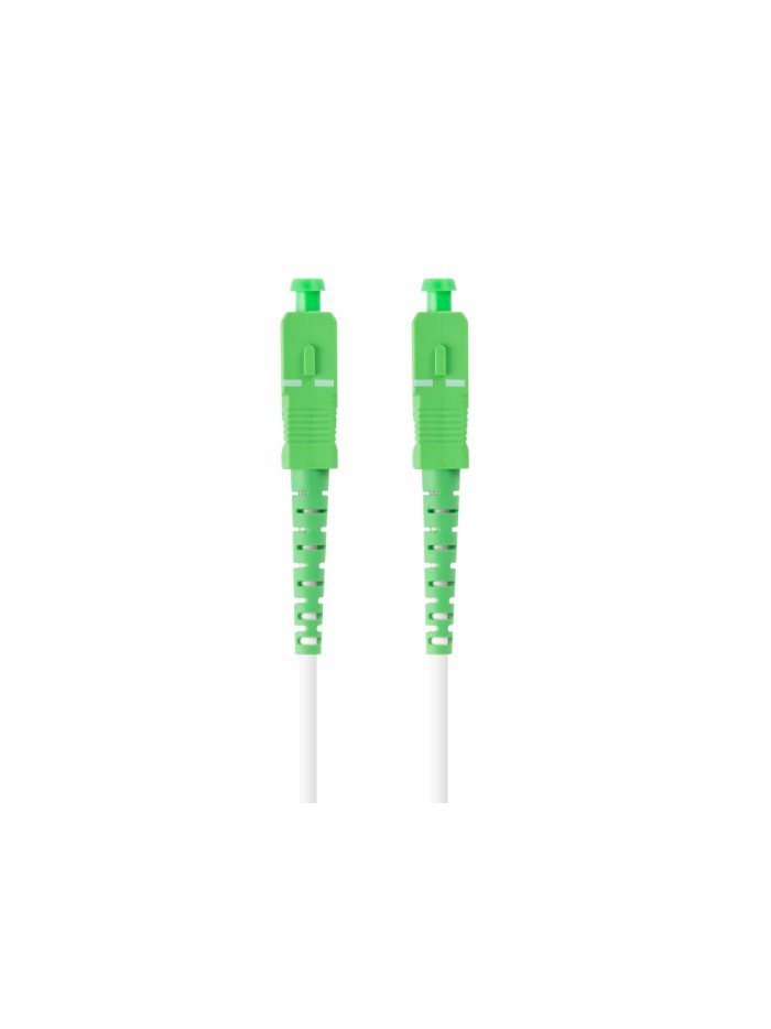 Latiguillo fibra optico sc - apc lanberg 20m mono simplex g657b3 lszh blanco Latiguillo fibra optico sc - apc lanberg 20m mono simplex g657b3 lszh blanco