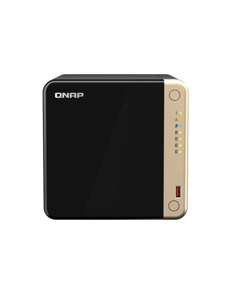 Servidor nas qnap ts - 464 - 8g 4xhdd - bay 2x2.5gbe 4xusb