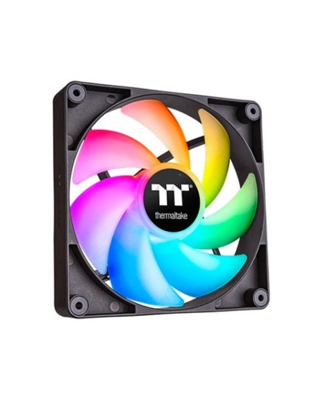 Ventilador 120x120 thermaltake ct120 black pack 2uds - 2000rpm - pwm - argb