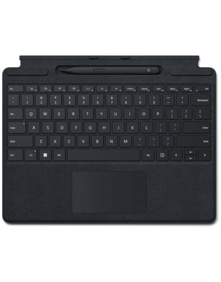 Teclado microsoft surface type + pen para surface pro9 negro italiano