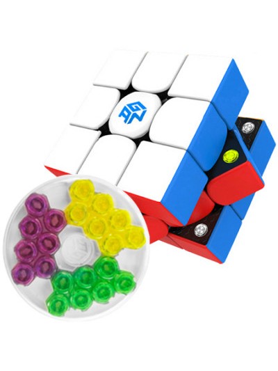 Cubo de rubik gan 356 m 3x3 magnetico stk multicolor