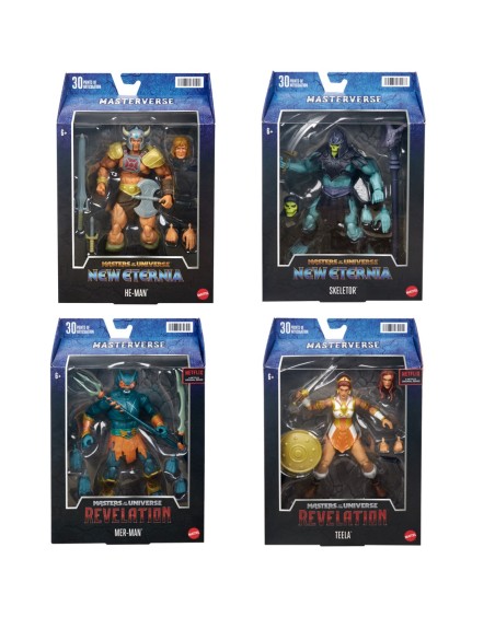 Surtido figuras mattel masters of the universe 6 unidades