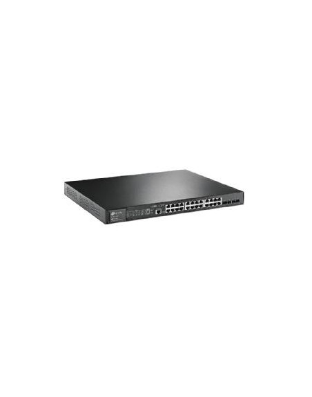 Switch 28 puertos 10 - 100 - 1000 (24p poe + 4sfp) l2 tp - link