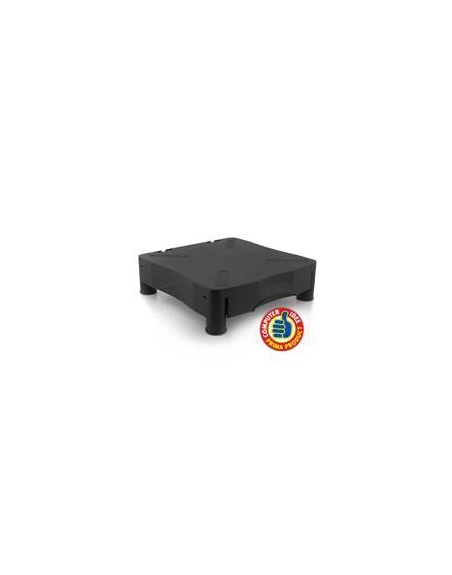 Elevador soporte monitor ewent ew1280 con cajon negro regulable en altura