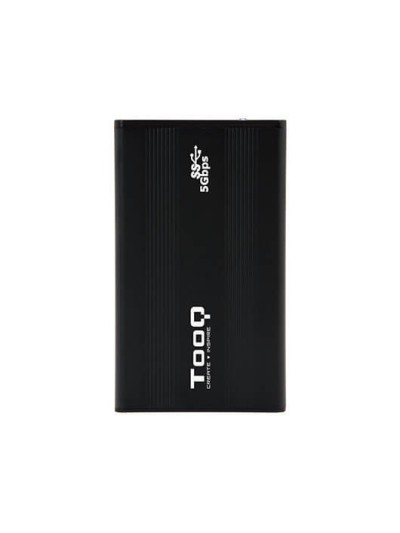Caja externa tooq tqe - 2524b 2.5 pulgadas 9.5mm sata usb 3.0 negro
