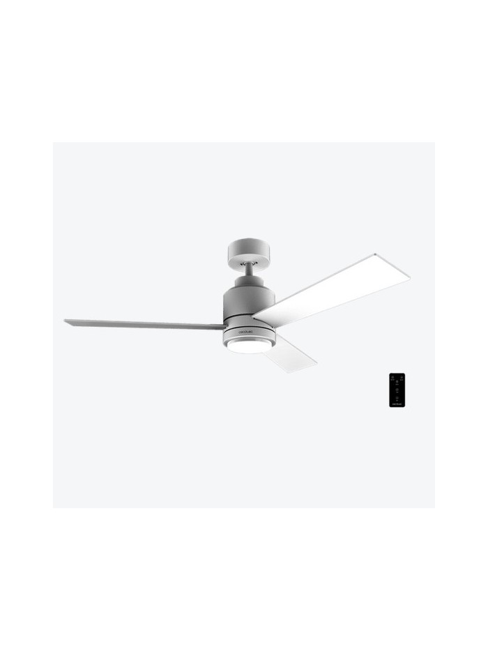 Ventilador techo cecotec energysilence aero 4850 style white led y mando Ventilador techo cecotec energysilence aero 4850 style white led y mando