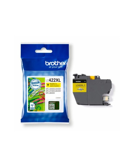 Ink-jet brother lc-422xly yellow mfc-j5340dw / mfc-j5740dw / mfc-j6540dw / mfc-j6940dw 1500 paginas